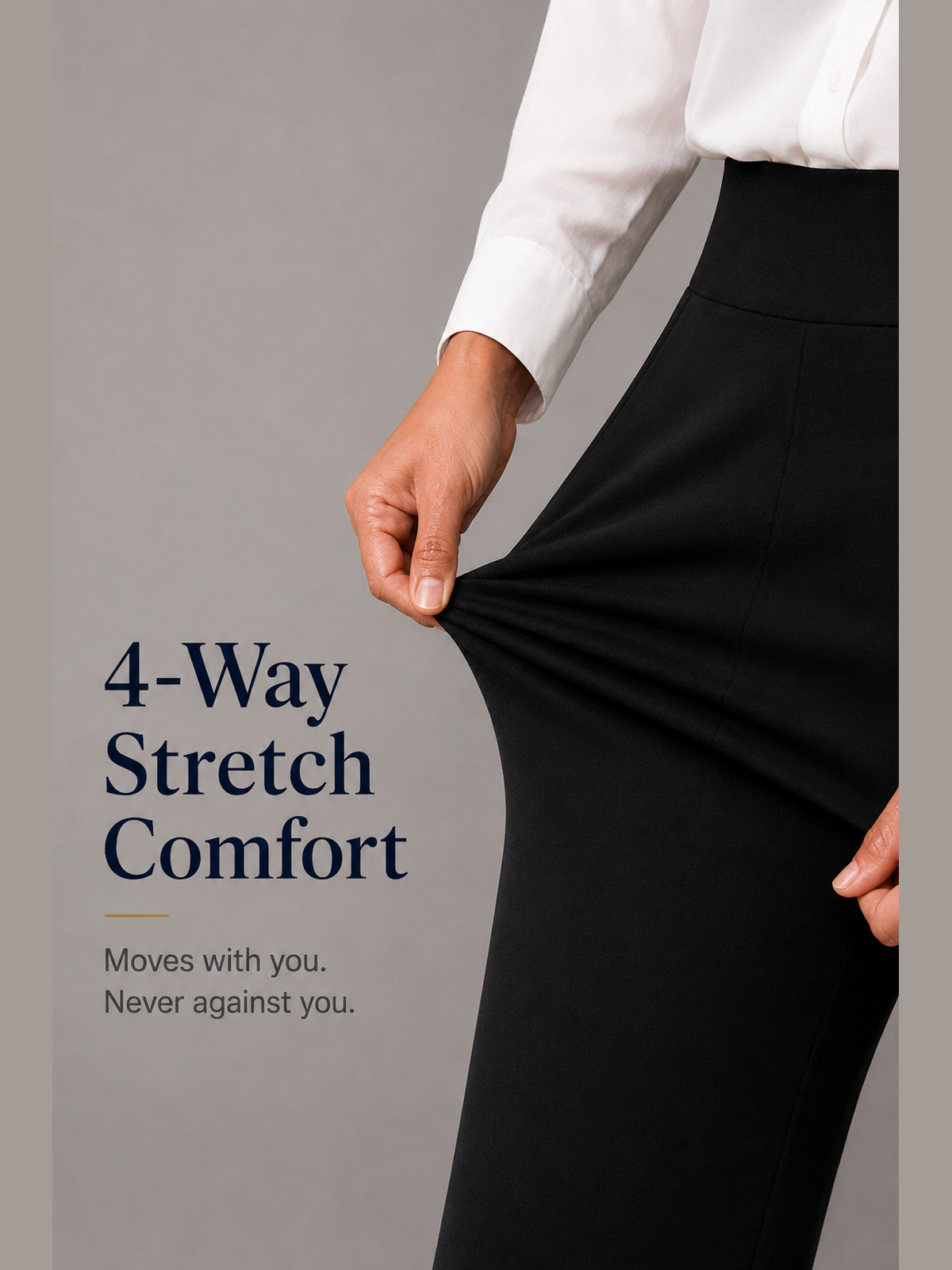 EffortlessFit™ Sculpting Tailored Pants