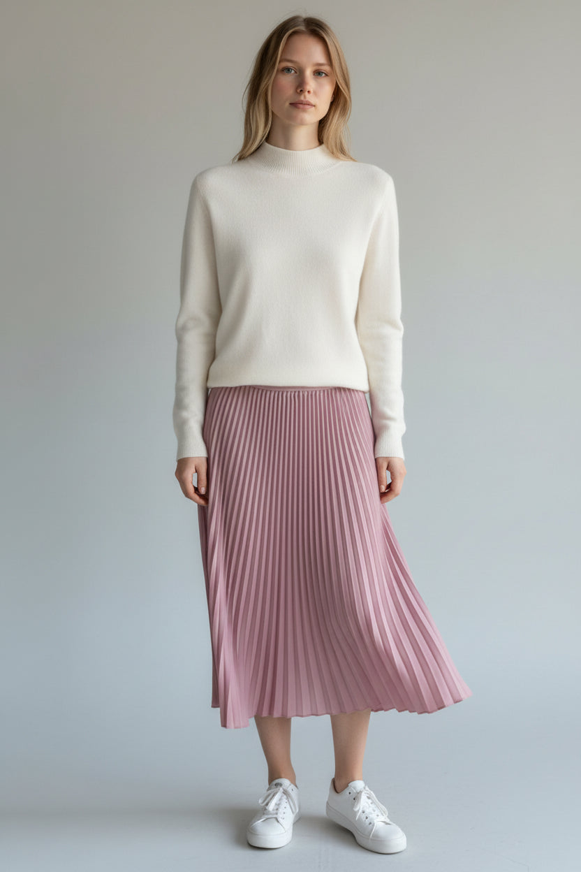 Soft Touch Mock Neck Knit Top