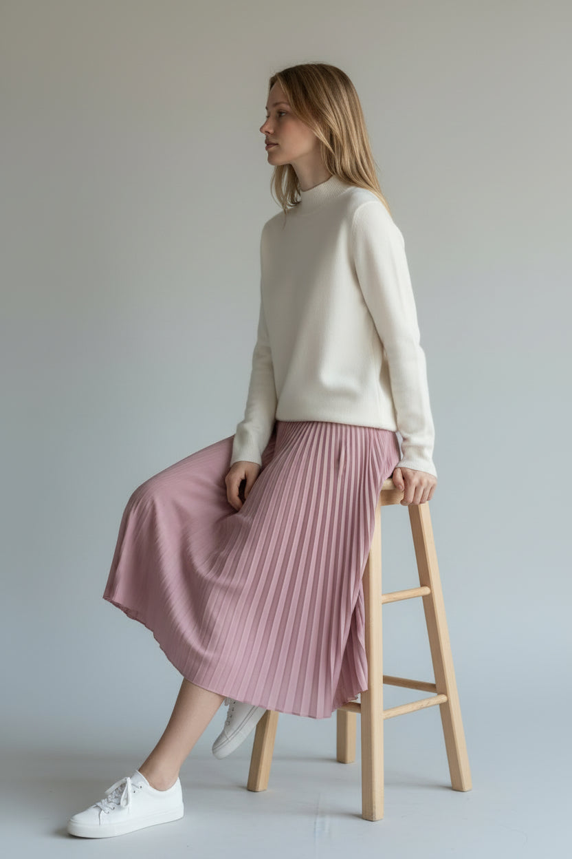 Soft Touch Mock Neck Knit Top