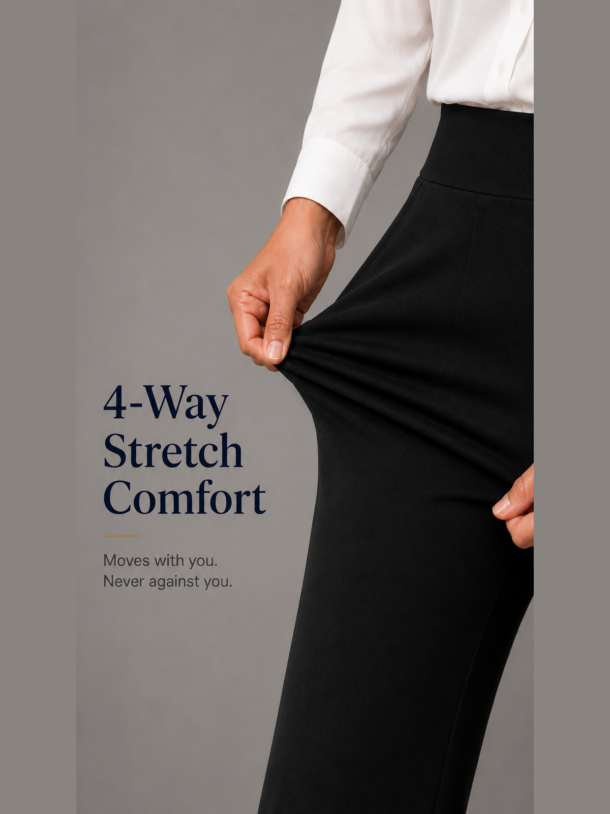 EffortlessFit™ Sculpting Tailored Pants