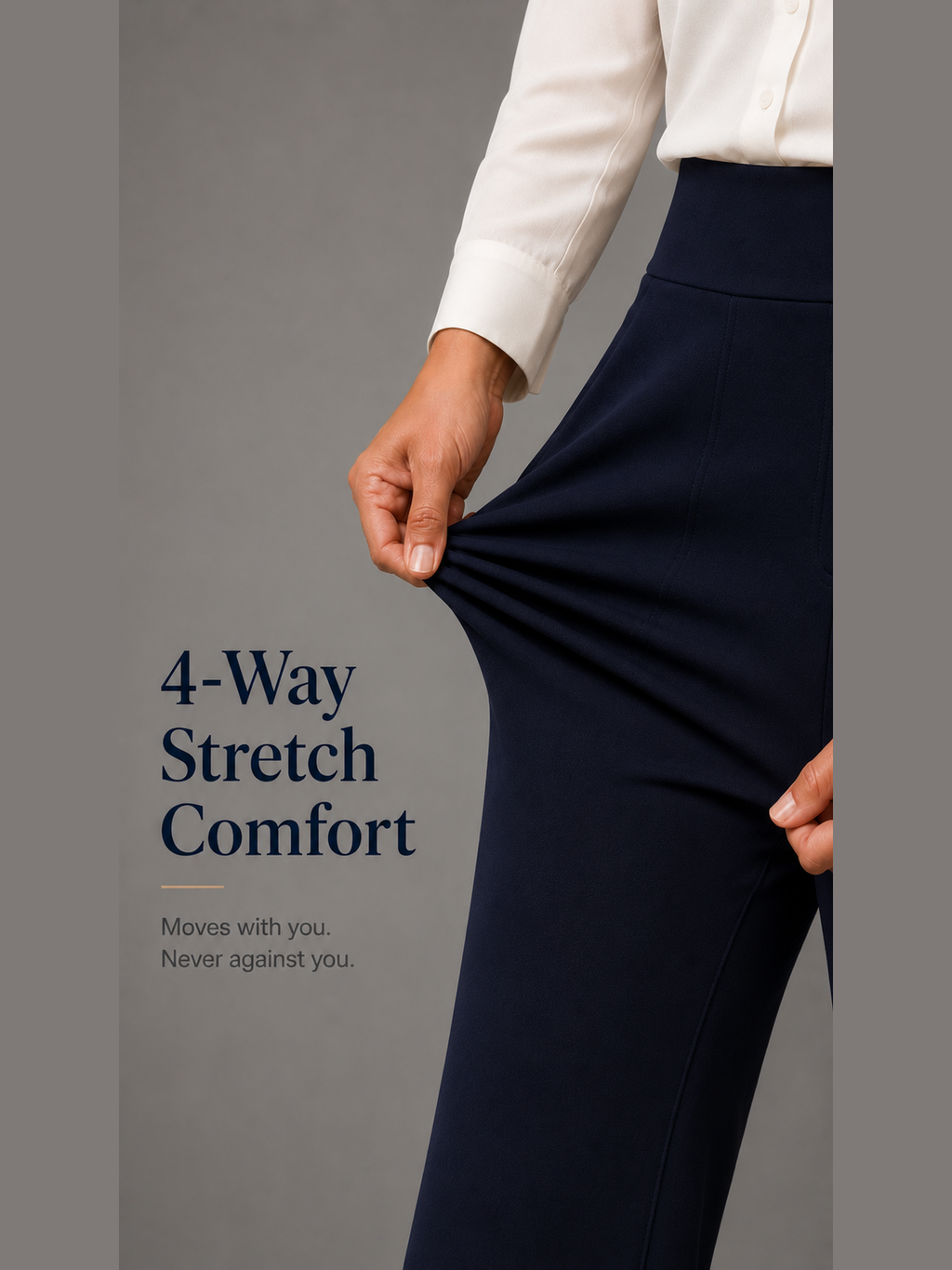 EffortlessFit™ Sculpting Tailored Pants