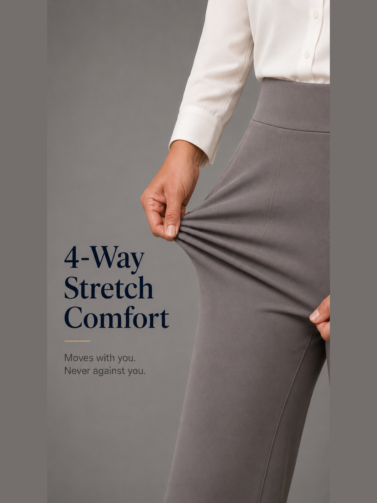 EffortlessFit™ Sculpting Tailored Pants