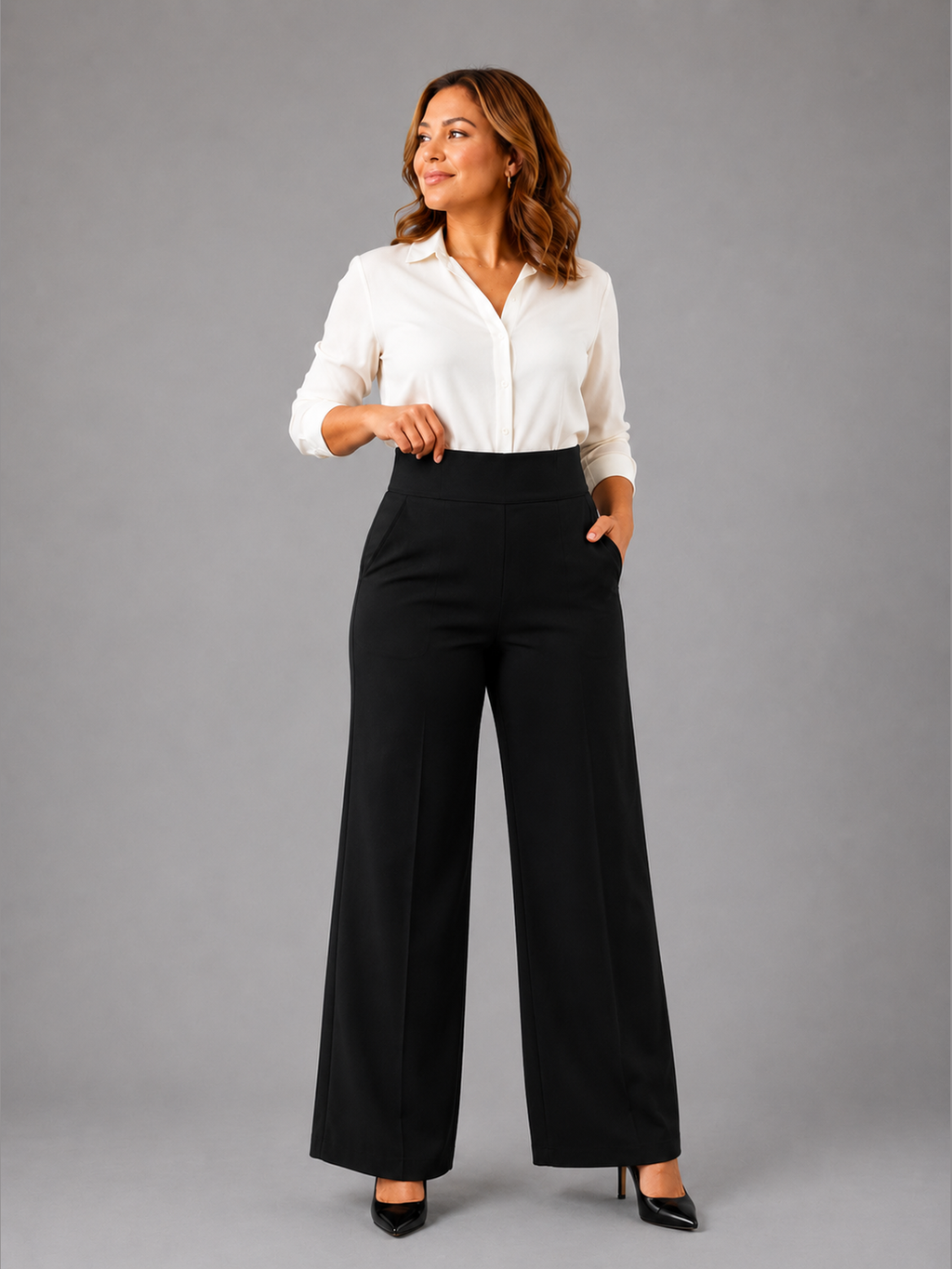 EffortlessFit™ Sculpting Tailored Pants