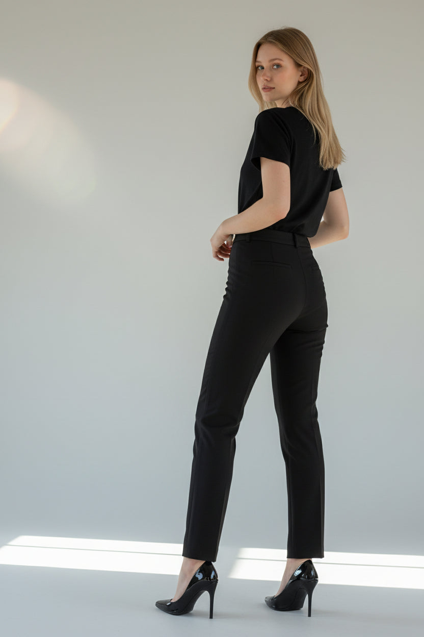 Classic Straight Office Trousers