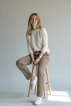 Tailored High-Waist Office Trousers