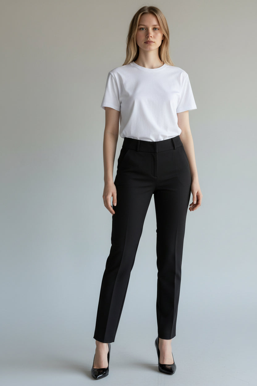 Classic Straight Office Trousers