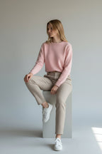 Tailored High-Waist Office Trousers