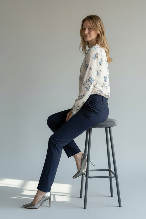 Classic Straight Office Trousers